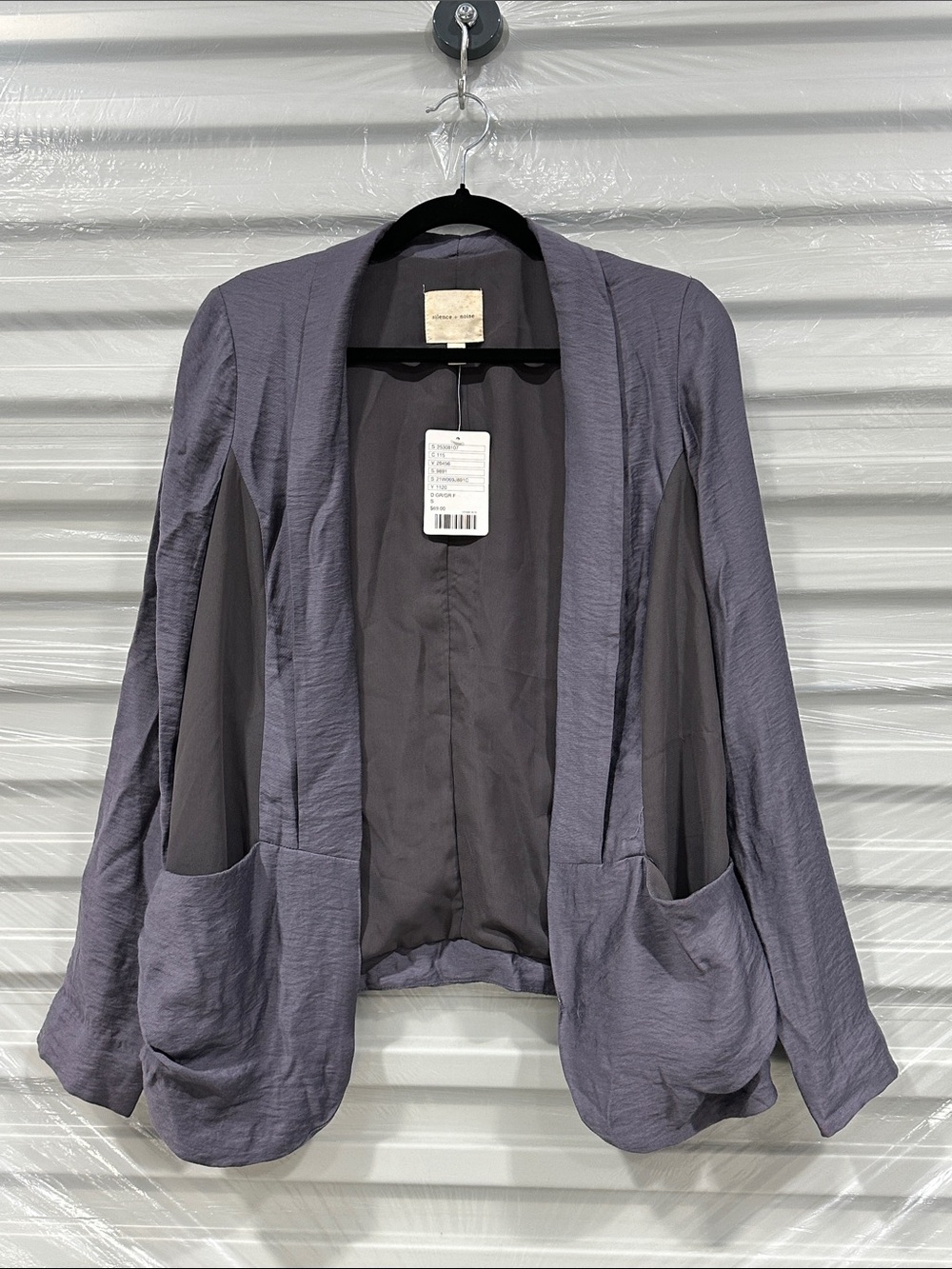 Silence +Noise Lightweight Open Blazer